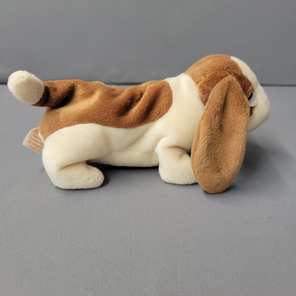 Vintage Ty Beanie Baby Tracker Basset Hound Dog 1997 Plush Toy Tags 90s Gift - Picture 7 of 16
